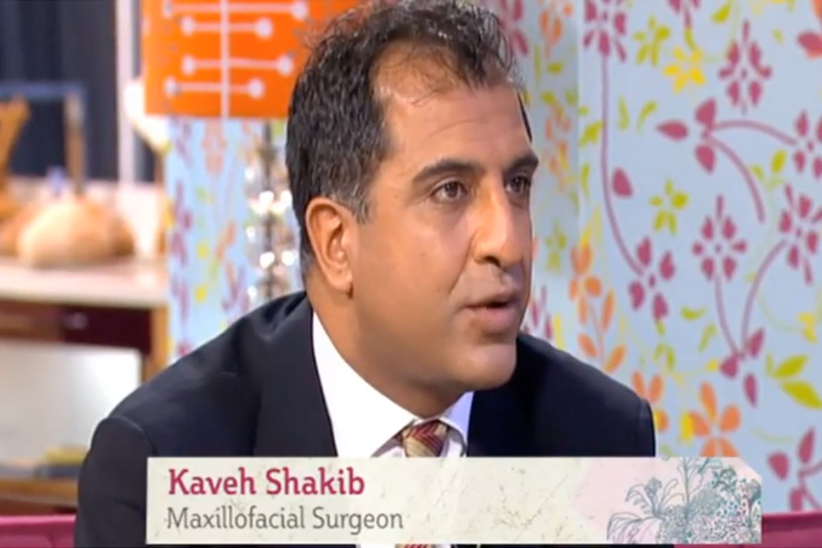 Kaveh Shakib speaking on This Morning television show